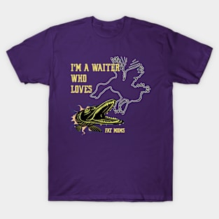 Fishing of pike duck's eater for a waiter T-Shirt